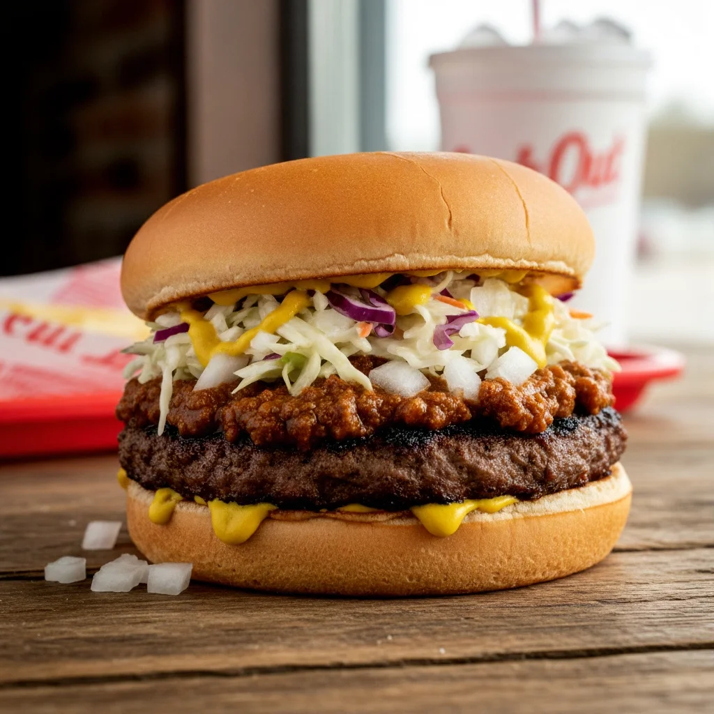 cookout style burger