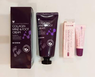 Review of Collagen Lip Essence And Hand Cream By Mizon
