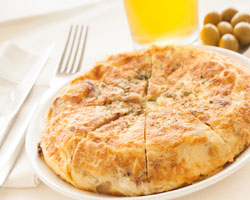Tortilla de Patatas Rellena